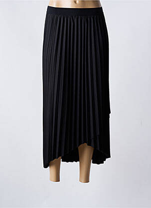 Jupe longue coupe asymétrique noir IKKS femme