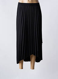 Jupe longue tissage plissé noir IKKS femme
