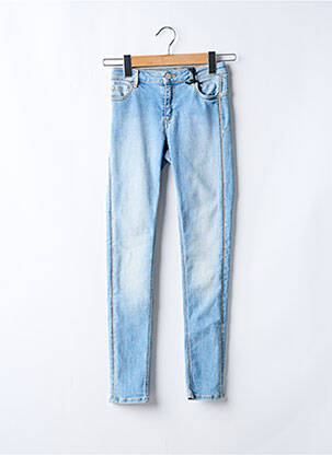 Jeans coupe slim stretch taille normale bleu IKKS femme