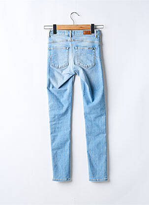 Jeans coupe slim stretch taille normale bleu IKKS femme