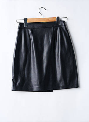 Jupe courte coupe droite noir SUNCOO femme