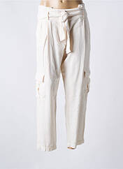 Pantalon cargo beige IKKS pour femme seconde vue