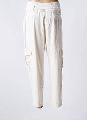 Pantalon cargo beige IKKS pour femme seconde vue
