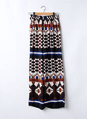 Pantalon large marron LA FEE MARABOUTEE pour femme seconde vue