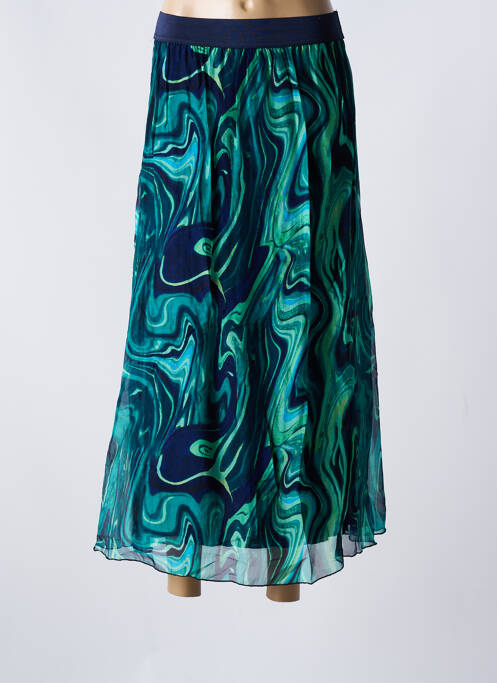 Jupe longue vert LA FEE MARABOUTEE pour femme