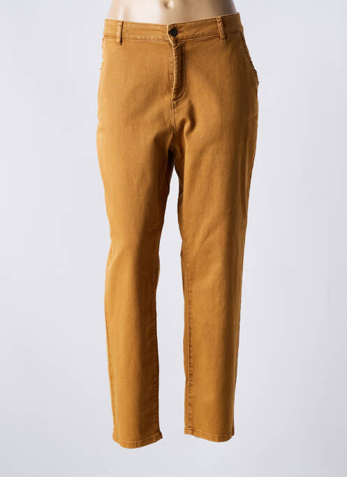 Pantalon chino jaune ONE STEP pour femme
