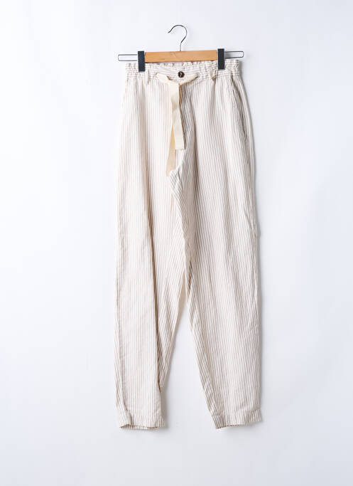 Pantalon droit beige MAT DE MISAINE pour femme