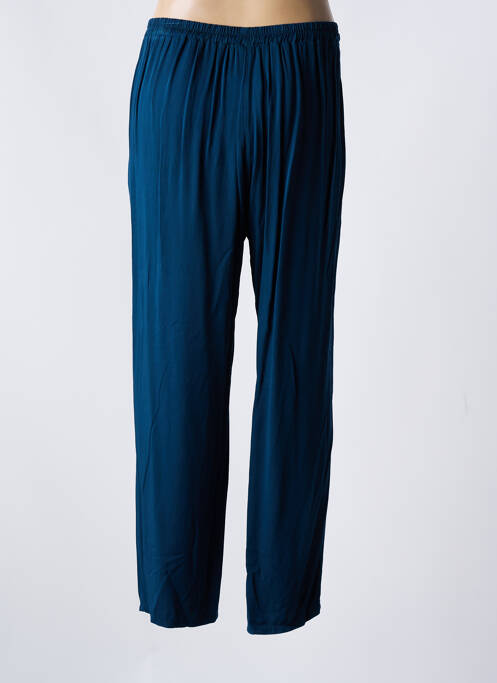 Pantalon droit bleu LA FEE MARABOUTEE pour femme
