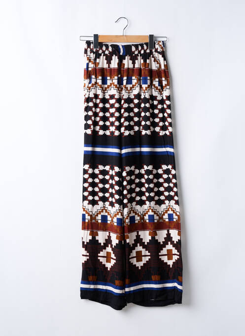 Pantalon large marron LA FEE MARABOUTEE pour femme