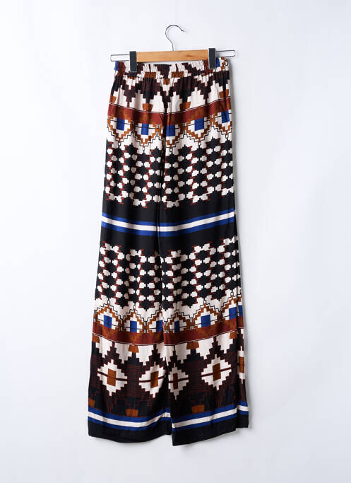 Pantalon large marron LA FEE MARABOUTEE pour femme