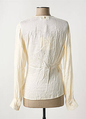Gilet cache-cœur coupe cintrée beige KOCCA femme
