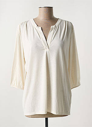 Blouse manches 3/4 manches 3/4 beige LA FEE MARABOUTEE femme