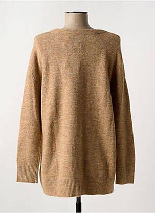Gilet manches longues stretch beige DIPLODOCUS femme