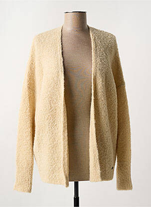 Gilet manches longues manches longues beige MAT DE MISAINE femme