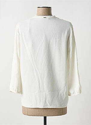 Blouse manches 3/4 manches 3/4 blanc IKKS femme