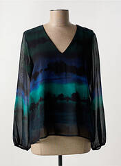 Blouse bleu LA FEE MARABOUTEE pour femme seconde vue