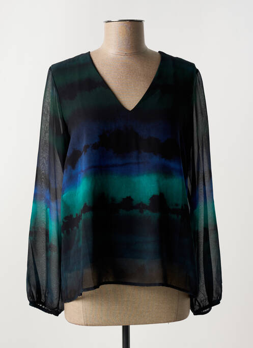 Blouse bleu LA FEE MARABOUTEE pour femme