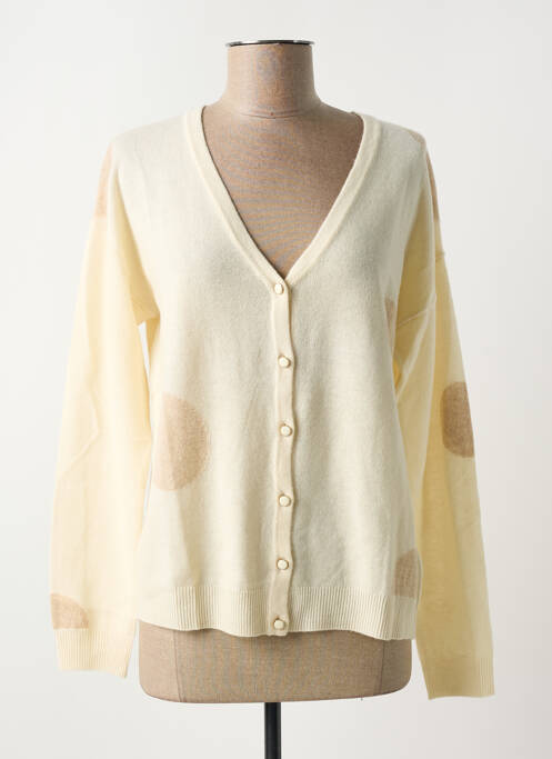 Gilet manches longues beige KOCCA pour femme