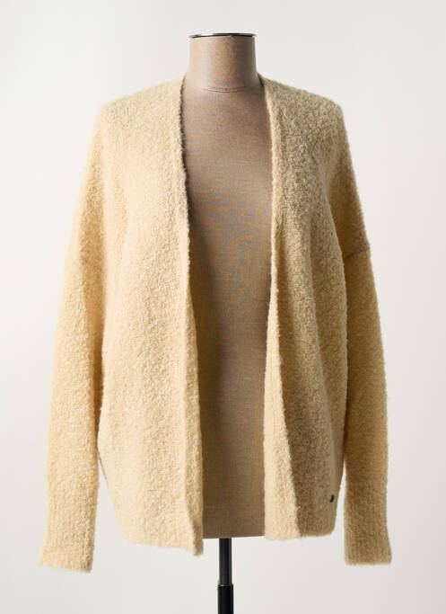 Gilet manches longues beige MAT DE MISAINE pour femme