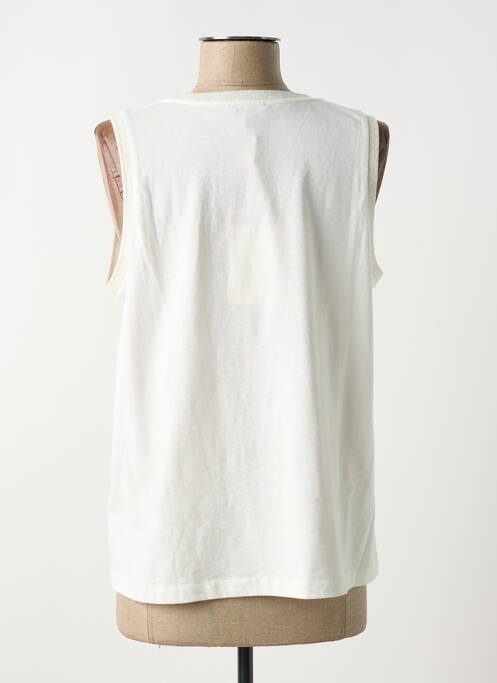 Top blanc LA FEE MARABOUTEE pour femme