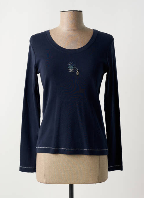 Top bleu DIPLODOCUS pour femme