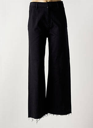 Jeans coupe large stretch taille normale noir REIKO femme