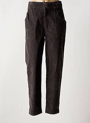 Pantalon droit stretch taille normale gris REIKO femme
