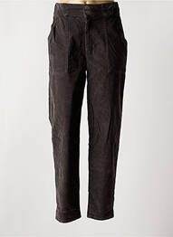 Pantalon droit stretch taille normale gris REIKO femme