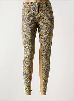 Pantalon slim taille basse taille basse marron SANDWICH femme