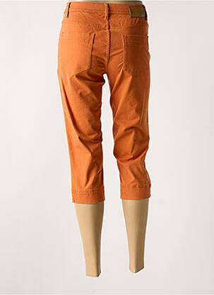 Pantacourt stretch taille normale orange MAT DE MISAINE femme