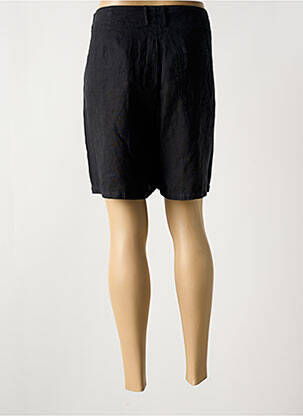 Bermuda coupe droite taille normale noir ONE STEP femme
