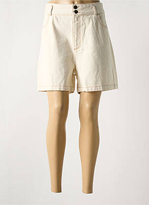 Bermuda taille normale taille normale beige ONE STEP femme