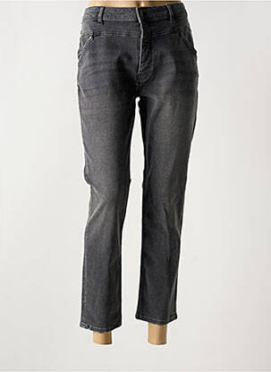 Jeans coupe slim gris REIKO pour femme