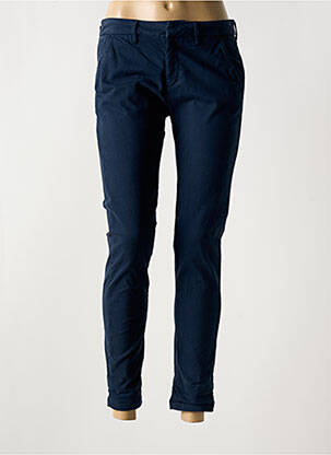 Pantalon chino bleu REIKO pour femme