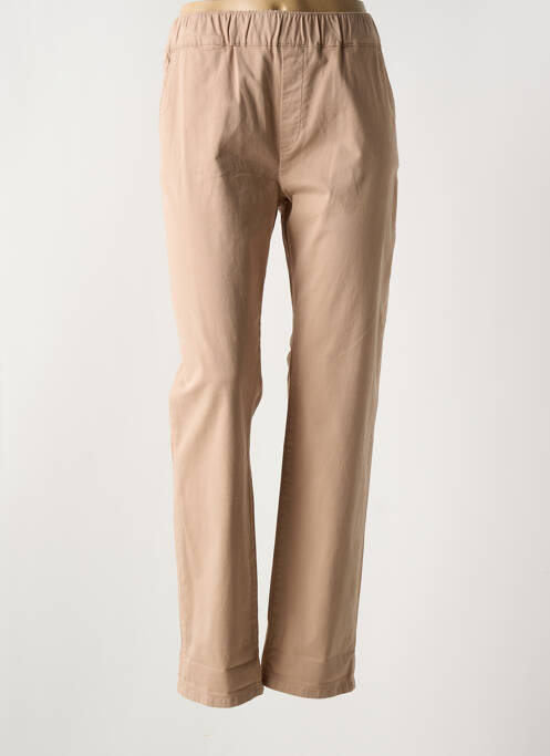 Pantalon droit beige REIKO pour femme