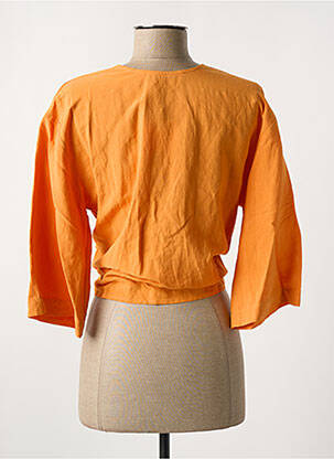 Boléro coupe cintrée orange LA FEE MARABOUTEE femme