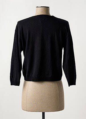Gilet manches longues manches 3/4 noir LA FEE MARABOUTEE femme