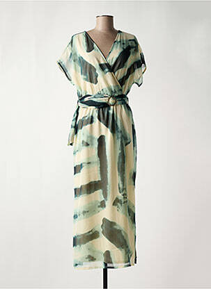 Robe longue vert PAZ TORRAS pour femme