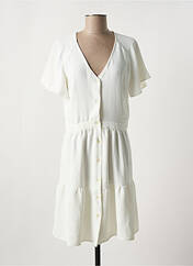 Robe mi-longue blanc IKKS pour femme seconde vue