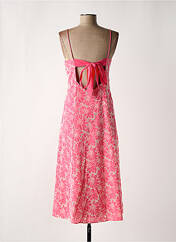 Robe mi-longue rose SUNCOO pour femme seconde vue