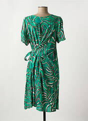 Robe mi-longue vert ONE STEP pour femme seconde vue
