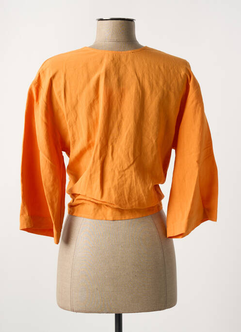 Boléro orange LA FEE MARABOUTEE pour femme