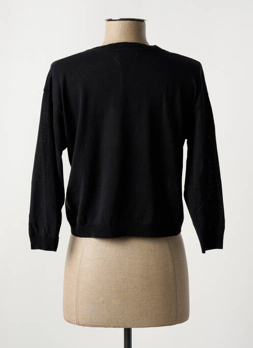 Gilet manches longues noir LA FEE MARABOUTEE pour femme