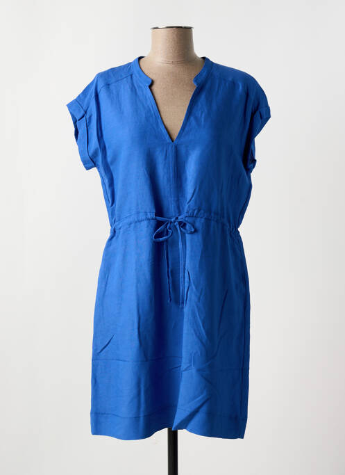 Robe courte bleu LA FEE MARABOUTEE pour femme