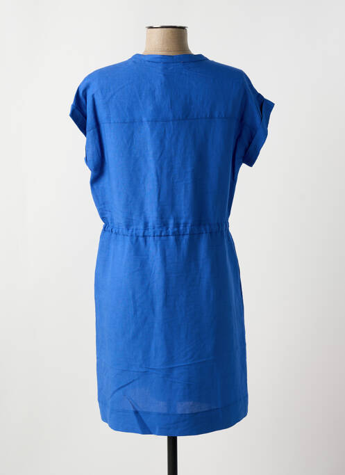 Robe courte bleu LA FEE MARABOUTEE pour femme