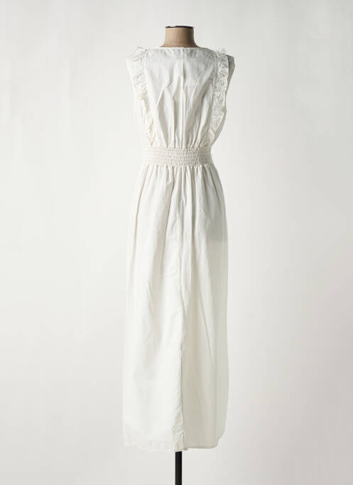 Robe longue blanc LA FEE MARABOUTEE pour femme