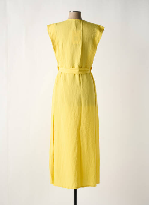 Robe longue jaune LA FEE MARABOUTEE pour femme