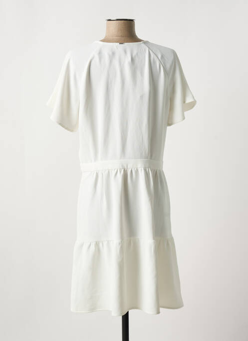 Robe mi-longue blanc IKKS pour femme