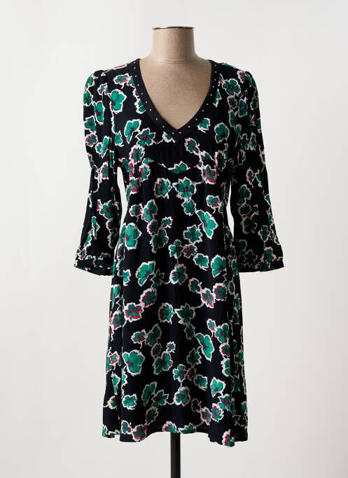 Robe mi-longue noir IKKS pour femme