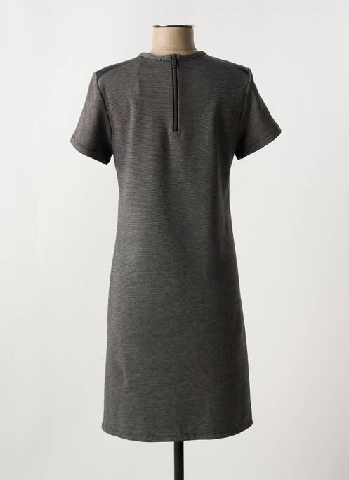 Robe mi-longue noir IKKS pour femme